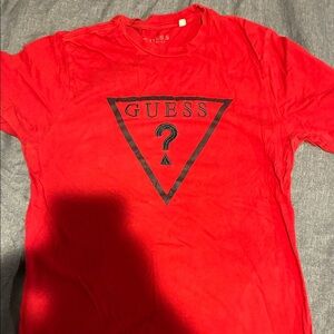 GUESS Red Graphic Tee